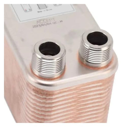 Plate Chiller Stainless Steel Brazed Plate Heat Exchanger for Beer Wort Water(EATB12-30) - size: EATB12-30