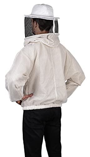 Humble Bee 320 Ultravent Beekeeping Jacket with Round Veil - size: Medium