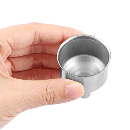 Mini Funnels, Silver Stainless Steel Funnels for Oil Bottle, 2 Pcs | for Drinking Liquor Flask, Essential Oil Bottle, Spice Powder, Amber Bottles Homemade Make-Up Fillers