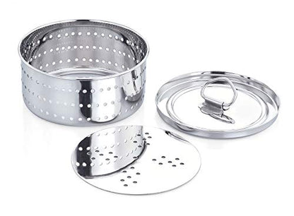 Stainless Steel Round Shape Paneer/Tofu/Cheese Maker Mould Machine Hard Presse Mold KIt For Paneer/Cheese Making (350ml) - size: Round_350ml