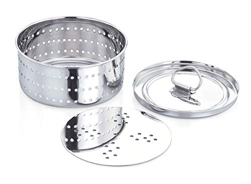 Stainless Steel Round Shape Paneer/Tofu/Cheese Maker Mould Machine Hard Presse Mold KIt For Paneer/Cheese Making (500ml) - size: Round_500ml