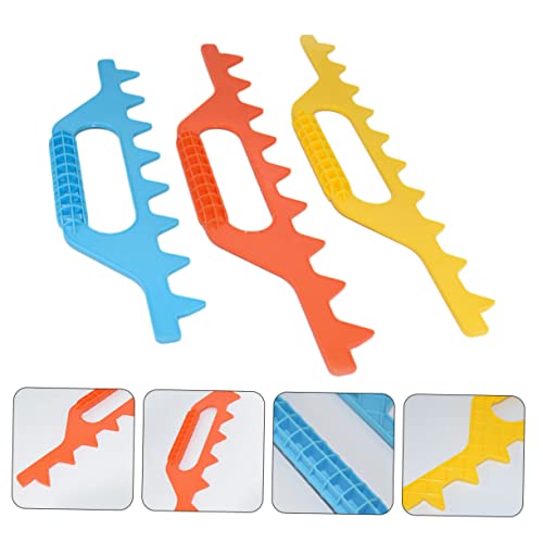 3Pcs Beehive Frame Measuring Tool Durable Plastic Ruler Distance Rake for Beekeeping Lightweight and Portable Hive Spacer Gadget Suitable for All Beekeepers