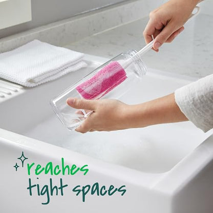 Scotch-Brite Water Bottle Scrubber, Safe On Glass, Plastic and Stainless Steel - size: Bottle Scrubber