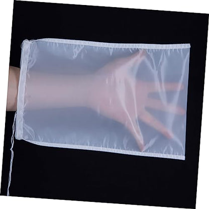 2pcs Wine Bag Mesh Filter Funnel Strainer Media Winemaking Bag Food Grade Drain Filter
