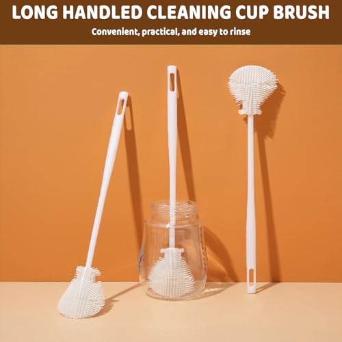 Bottle Brush Cleaner Set,Bottle Scrubber Brush,Water Bottle Brushes for Cleaning,1 Pack Ideal for Home and Kitchen