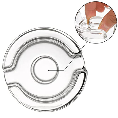 9 Pack Fermentation Weight with Easy Grip Handle, Glass Fermentation Kit, Fermentation Lids for Wide Mouth Mason Jars, Pickle