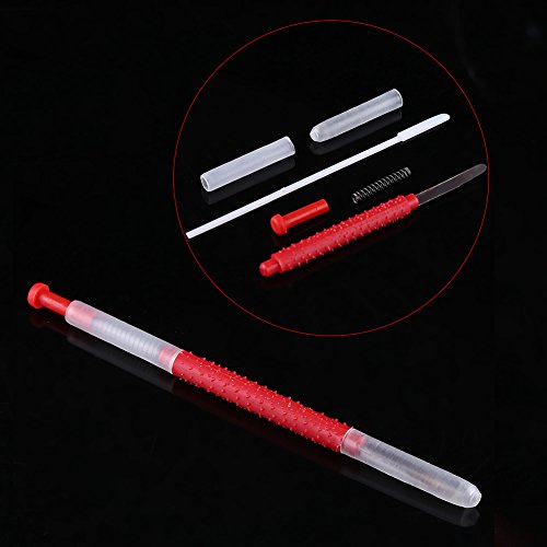 Beekeeping Grafting Tool, Queen Rearing for Precise Larva Transfer with Flexible Reed, Spring Plunger, 10 Piece Set for Royal Jelly Production, Apiary Queen Breeding