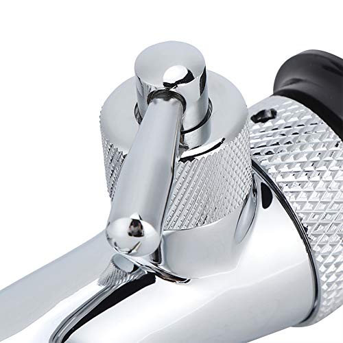 Beer Faucet Beer Tap Adjustable Draft Faucet G5/8in Thread Long Shank Keg Control Switch Stainless Steel Brass for Home Brewing Keg Party Restaurant Dispenser