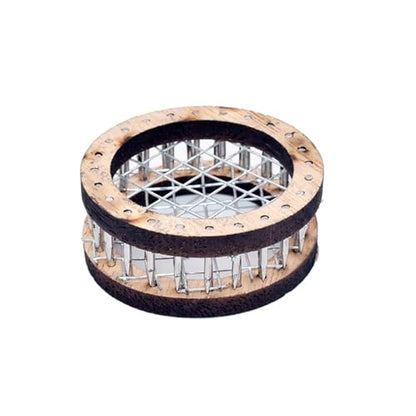 10Pcs Pure Handmade Round Push-in Queen Mark Cage Marking Disc for Bee Beekeeping Tool