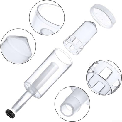3-Piece Fermentation Airlock with Silicone Grommet PP Brewing for exhaust Valve for Home Brew Beer Wine Kombucha