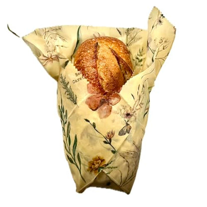Beeswax Wrap for Bread - Reusable Eco-Friendly Sustainable Food Storage Solution, Keeps Bread Fresher Longer, Natural Alternative to Plastic Wrap