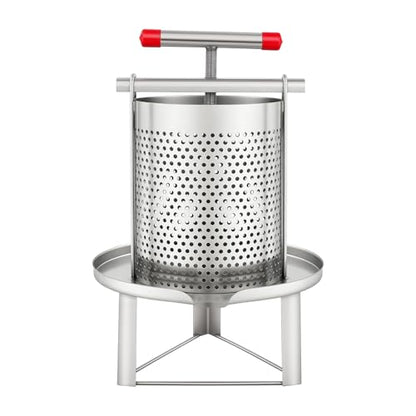 Fruit Wine Press, 3.2 Gallon Honey Press Extractor | Beeswax Presser, Fruit Apple Crusher, Manual Juice Maker, Apple Cider & Nature Juice Making - color: Style 1