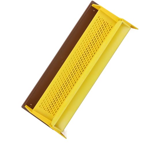 Multifunction Plastic Pollen Trap, Bee Pollen Collector and Feeding Box, Adjustable Beekeeping Accessory Tool for Hive Entrance with Collect Box for Beekeepers