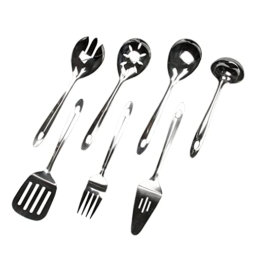 Chef Craft Select Serving Spoon, 9.5 inch, Stainless Steel - style: Serving Spoon