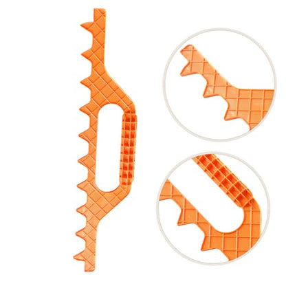 Abaodam Bee Hive Rake for Beekeeping 9 Frame Spacer Tool Sturdy Plastic Distance Measurement Rake for Beehive Setup and Maintenance
