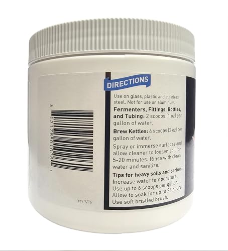 Craft Meister Alkaline Brewery Wash 16 Oz Tub