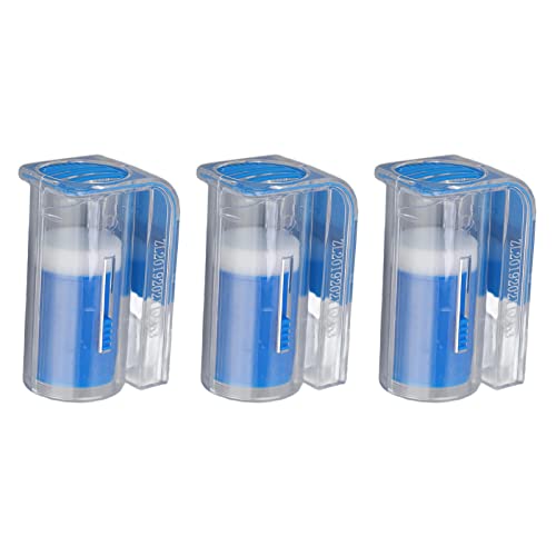 3Pcs Queen Bee Marking Cage Catcher, Queen Bee Marking Bottle, Plastic One Handed Bee Queen Marker Bottle Beekeeping Tools for Beekeepers (Blue) - color: Blue