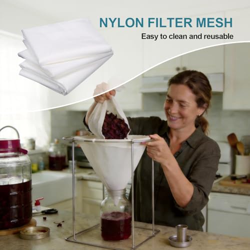 39 x 78 Inch Nylon Mesh Filter Fabric, 25-250 Micron Ultra Fine Mesh Strainer for Straining Juice Coffee Paint (100 mesh /150 μm) - style: 100 Mesh