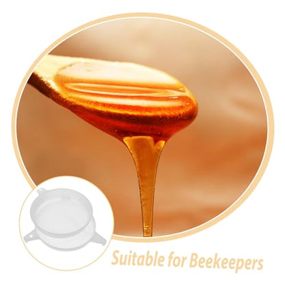MAGICLULU 2Pcs Nylon Honey Strainer Double Sieve Filter Mesh for Beekeeping Easy to Clean and Versatile Honey Extraction Tool for Various Beehives and Honey Processing