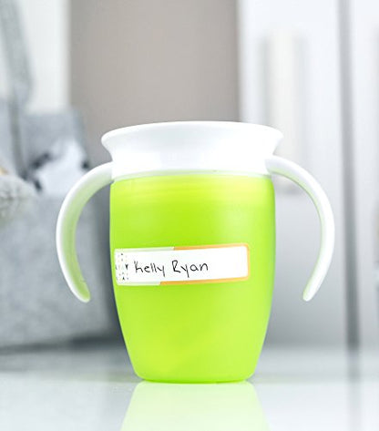 Bottle Labels, Write-On, Self-Laminating, Waterproof Kids Name Labels for Baby Bottles, Sippy Cup for Daycare School, Dishwasher Safe (Variety Pack, Set of 2) - color: Variety Set of 2