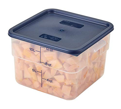 Cambro 12SFSPP190 12 qt Polypropylene Food Storage Container - CamSquare® Case of 6 - size: 12 QT