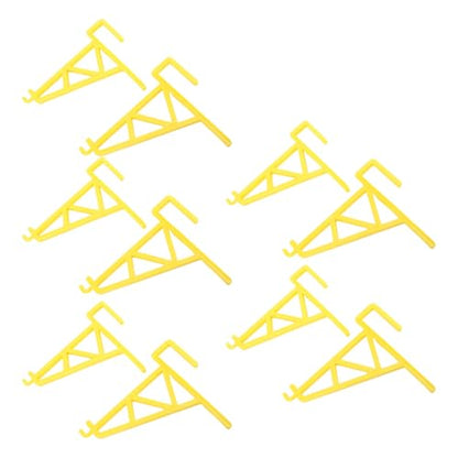 ANGGREK Beehive Frame Holder Grip, Beehive Inspection Bracket Lightweight Sturdy 10pcs for Honey Harvesting (Yellow) - color: Yellow