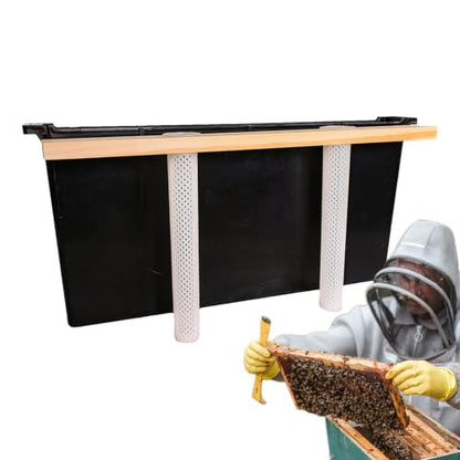 Bee Water Feeder 3.5L Bee Feeding Tool | Beekeeping Water Dispenser for Beekeeping, Apiary, Beehive, Hive, Honey, Feeding, Food - color: Black