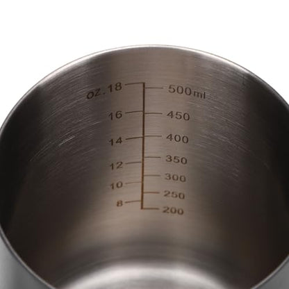 Gooseneck Kettle, 500ML Stainless Steel Pour Over Coffee Kettle with Thermometer, Small Stove Top Water Boiler for Tea Hot Chocolate and Home Camping Brewing