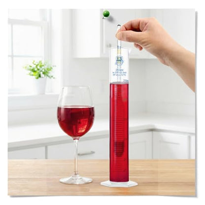 Fermentaholics Hydrometer Test Jar & Measuring Cylinder - Test Homebrewed Beer, Wine, Mead, Cider, & Fermented Beverages (2 Pack) - size: 2 Pack