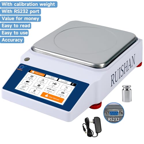 5kg x 0.01g Smart Lab Analytical Balance - 5 Modes, 19 Units & Custom Units - size: 5000 g/0.01 g (6 Weighing Functions)