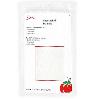 Dritz 591 Cheesecloth, Food Grade #10, 36-Inch x 15-Yards , White - color: White, size: 36-Inch x 15-Yards (Pack of 1)
