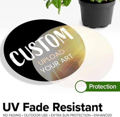 Custom Stickers for Weddings, Birthdays & Businesses - Personalized Labels with Your Logo - Waterproof, Fade and Heat Resistant - Pack of 100-1000 (Custom Image, 2 Inch) - color: Custom Image, size: 2 Inch