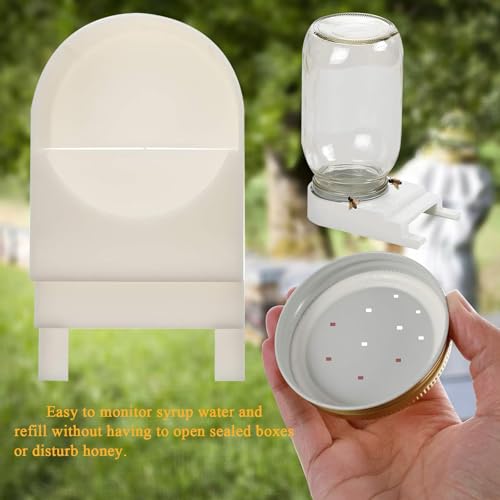 2 Pack Bee Entry Feeders, Bee Hive Feeders, Suitable for Feeding Honey Syrup or Drinking Water to Bees, Easy to Install Beekeeping Equipment.