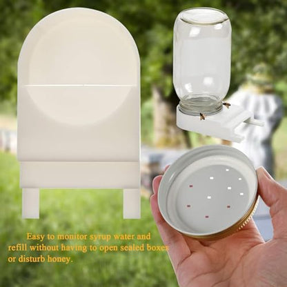 2 Pack Bee Entry Feeders, Bee Hive Feeders, Suitable for Feeding Honey Syrup or Drinking Water to Bees, Easy to Install Beekeeping Equipment.