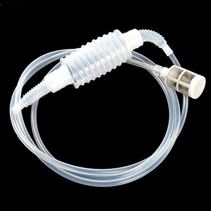 Syphon Tube for Brewing, Homemade Brew Syphon Tube Pipe Hose Wine Beer Making Tool Kit For Home Brew Wine Beer Making Siphon Filter Plastic Soft Tube - 6.6 ft/2 meters (White)