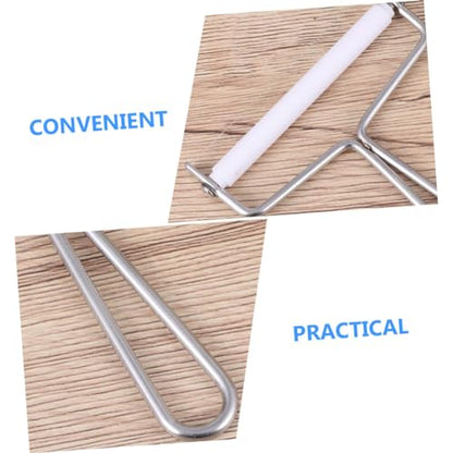 2pcs Stainless Steel Pastry Cutter Tool Cheese Knife for Kitchen Crinkle Slicer Multi Purpose Butter Scraper Easy Storage Design Efficient Cutting
