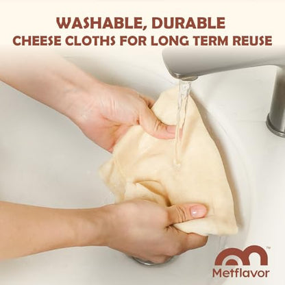 20Pcs Reusable Cheesecloth for Straining 20x20 Inch,100 Grade Cheese Cloths Hemmed Edges, 100% Unbleached Cotton Cheese Cloth,Ultra-Dense Cloth Strainer for Yogurt/Nut Milk/Baking Making 56x42 Weave - size: 20 PCS - 20x20 Inch