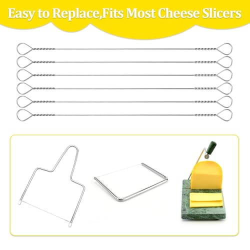8 PCS Cheese Slicer Wire Replacement,Replacement Cheese Slicing Board Wire, Marble Cheese Slicing Board Wire,5.7-Inch Cheese Slicer Wire - style: 8 PCS