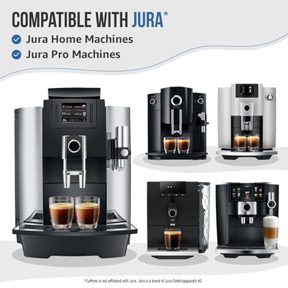 Caffenu Jura Compatible Cleaning Tablets, 30 Count, Home and Pro Machines