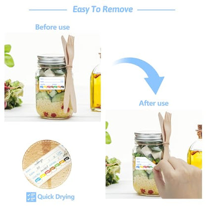 3 Rolls 1500 Pcs 1 inch X 2 inch Restaurant Quality Shelf Life Food Rotation Labels, Self-Adhesive Removable for Reusable Containers, Food Safety Date Sticker, Leftover Labels (1 * 2in-1500pc-Blue5) - style: 3Rolls-Blue