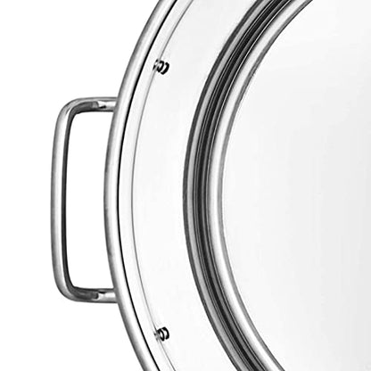 6 Sizes Stainless Steel Home Brew Kettle Pot Stock Pot - Home Brewing Supplies with Lid, Thermometer & Ball Valve Spigot for Beer Brewing,50 * 50CM (45 * 45cm) - color: 45*45cm