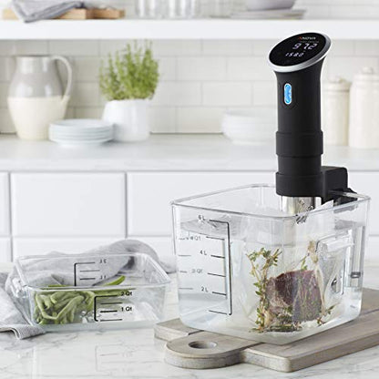 Rubbermaid Commercial Products Plastic Space Saving Square Food Storage Container For Kitchen/Sous Vide/Food Prep, 2 Quart, Clear (Fg630200Clr) (Pack of 2) - size: 2 Qt. (Pack of 2)