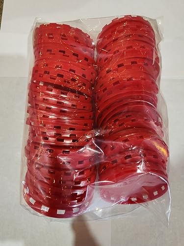 Generic 50 Pack of keg caps (Red), American Sankey - color: Red