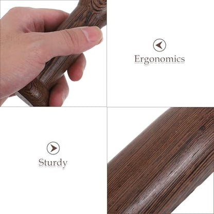 Sauerkraut Pounder Fermentation Tamper: Fermenting Pickle Stick Masher - Vegetable Fermentation Tool Wooden Pestle Tamper Stick