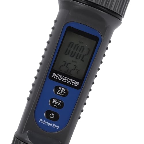 Yosoo Health Gear Digital pH Meter for Food Fermentation 4-in-1 pH EC TDS Temp Meter with Penetration Electrode for Sourdough Cheese Meat Cosmetics Hydroponics