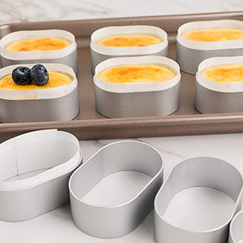 Cabilock 200pcs Stainless Steel Cheese Mold Creative Baking Tool for Cake Chocolate and Fondant Making and Use