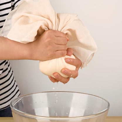 WMKGG 9 PCS Cheese Cloths, Grade 100, 20x20 Inch Cotton Cheesecloth with Hemmed 4 Edges, Reusable Unbleached Fine Mesh Cheesecloth for Straining, Cooking, Juicing, Cheese Making, Baking, Yogurt - size: 9pcs 20"x20"Cheese Cloth