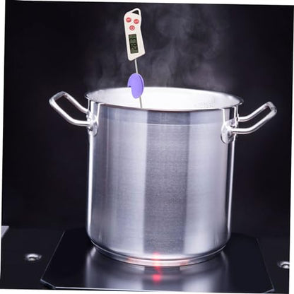 Silicone Probe Clip Kitchen Utensil for Accurate Cooking Measurement for Frying Candy Making and BBQ Heat Resistant Pot Clip