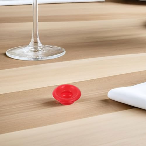 Zerodeko 20pcs Silicone Seal Gasket Replacement for Swing Top Bottles, Leak-proof Red Half and Full Coverage Caps, Sturdy Water Bottle Lid Seal for Home Brew Beer and Soda