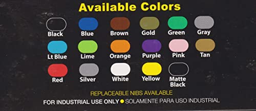 Enamel Paint Markers - MPD-15 MEDIUM - Multi-Packs - Permanent, Waterproof, Quick-drying (Midnights Tones | Matte Black, Brown, Green, Grey |) - color: Midnights Tones | Matte Black, Brown, Green, Grey